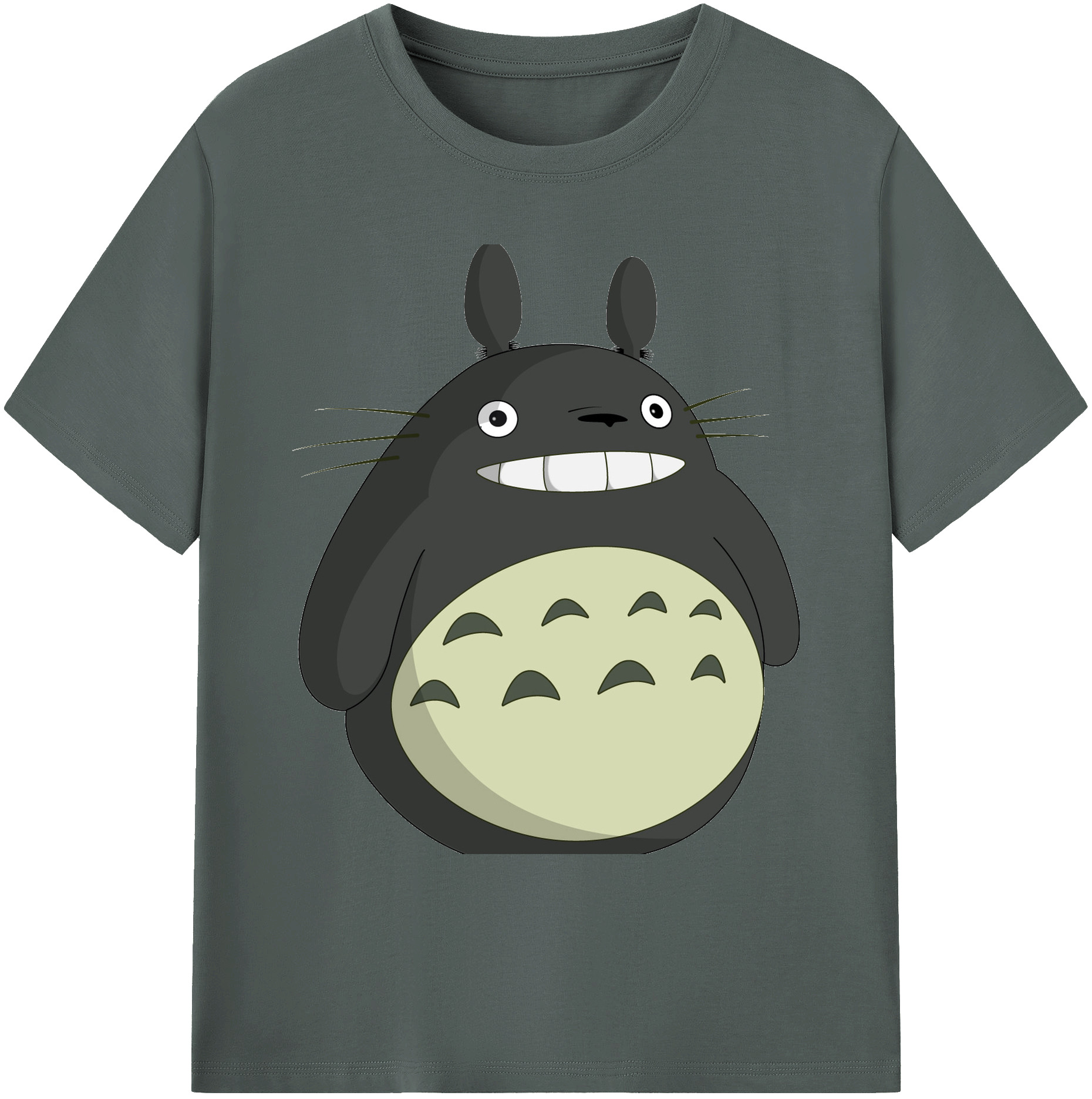 （画像用） となりのトトロ 草壁メイ 草壁サツキ My Neighbor Totoro Satsuki Kusakabe Mei Kusakabe 綿100％ メンズ半袖Tシャツ｜肌触りやわらか＆通気性